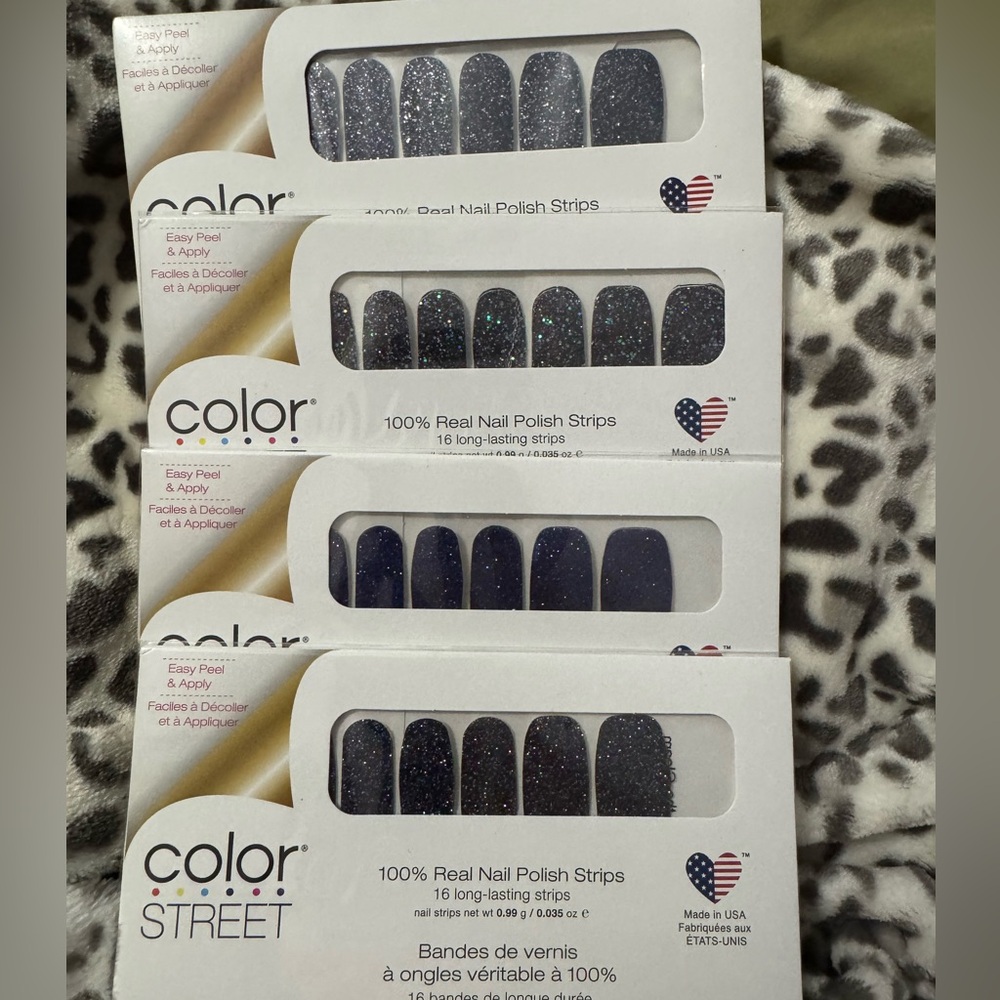 Color Street Nail Strips - This is a pack with 4 colors included that you see.